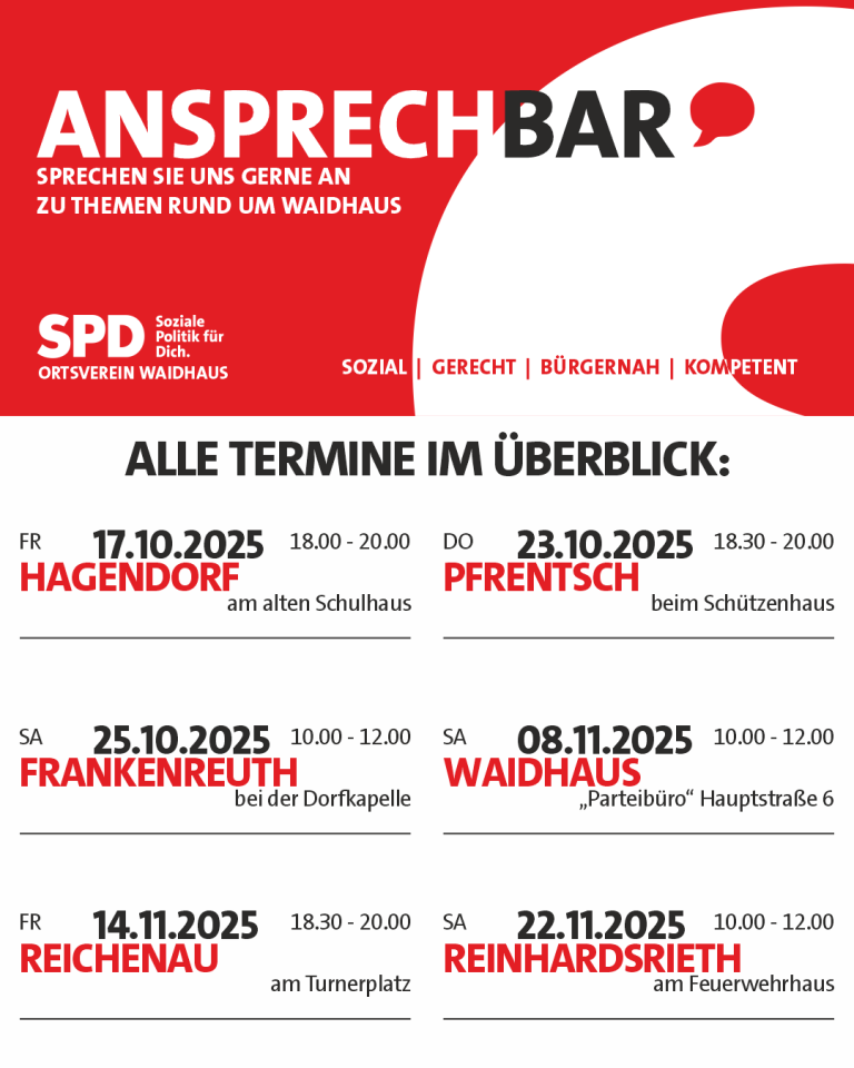 Alle Termine der AnsprechBAR